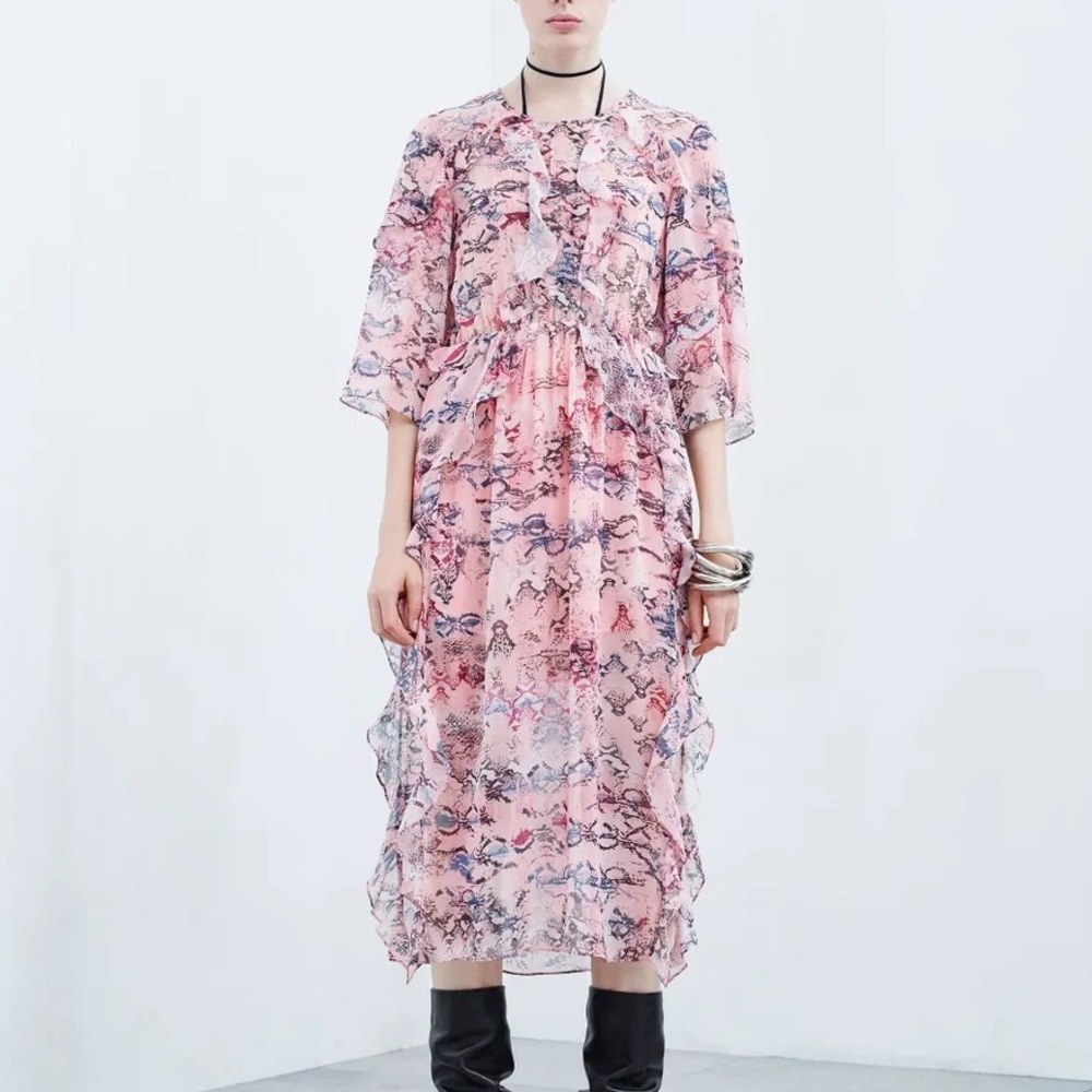 IRO PRINTED DRESS